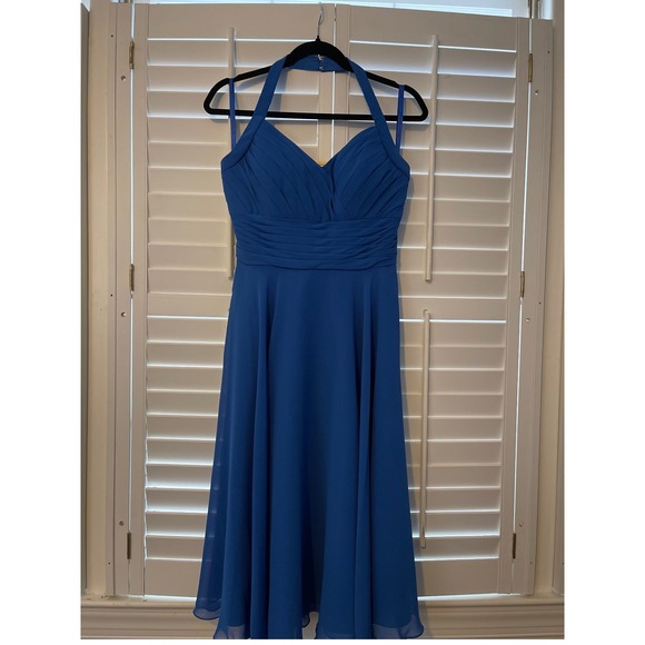 Dresses & Skirts - Mori Lee by Madeline Gardner Blue dress Bridesmaids size USA 9/10